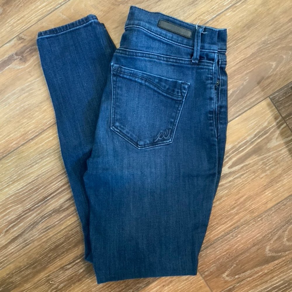 Blue Wash Denim Skinny Jeans
